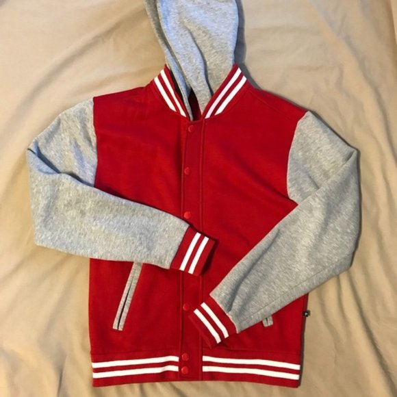 Other - NEW!!! Varsity Jacket With Hood